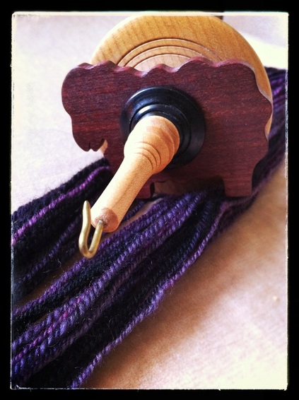 4oz Wool Choice Beginner Spindle Kit Top Whorl Handspinning